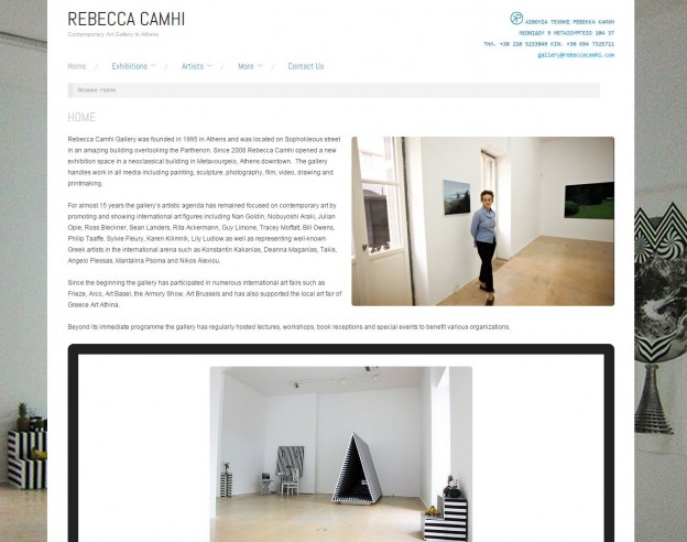 RebeccaCamhi.com ScreenShot
